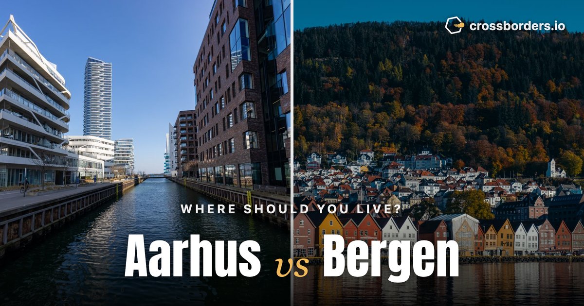 Aarhus vs Bergen — side-by-side city comparison