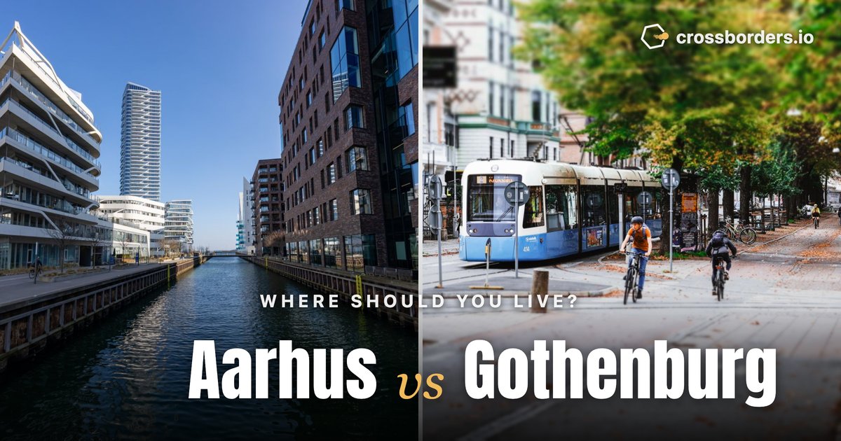 Aarhus vs Gothenburg — side-by-side city comparison