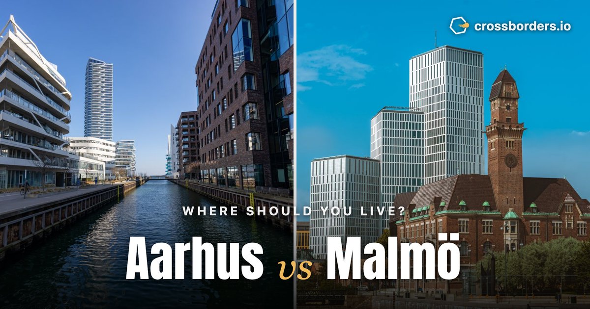 Aarhus vs Malmö — side-by-side city comparison