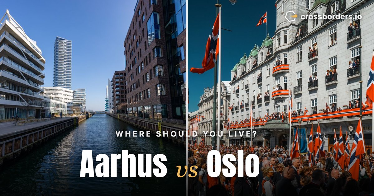 Aarhus vs Oslo — side-by-side city comparison
