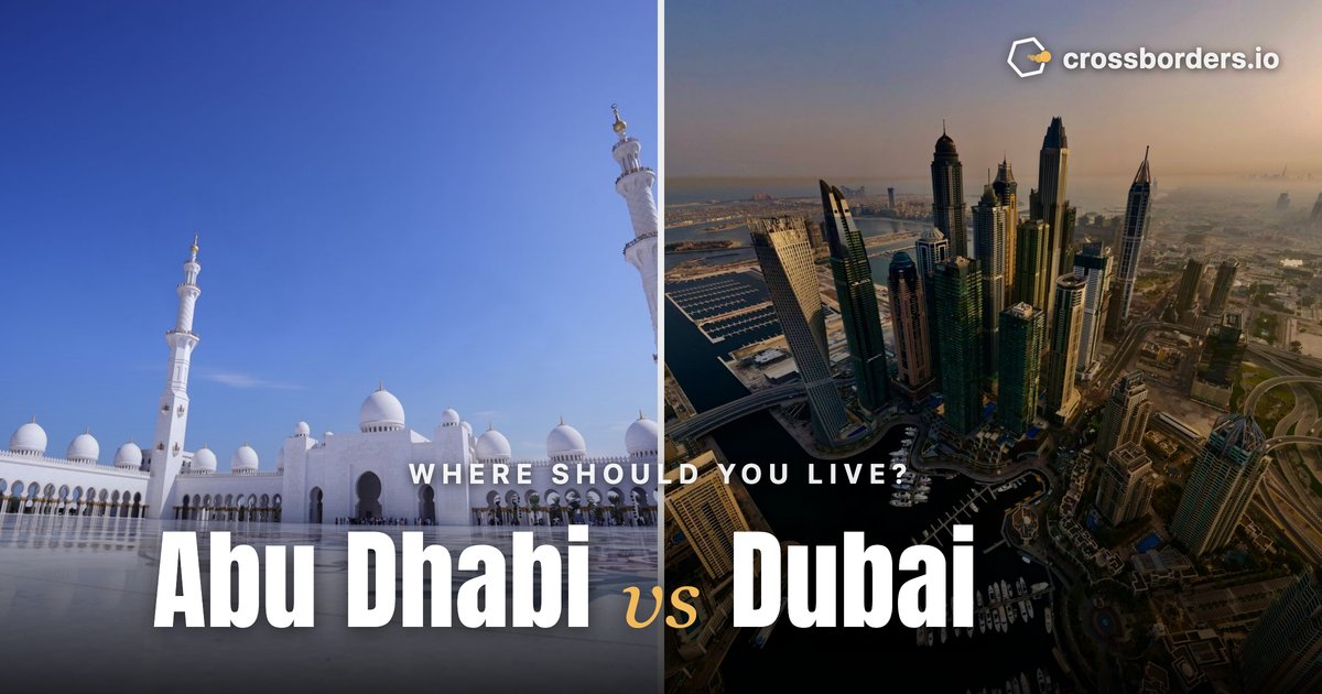 Abu Dhabi vs Dubai — side-by-side city comparison