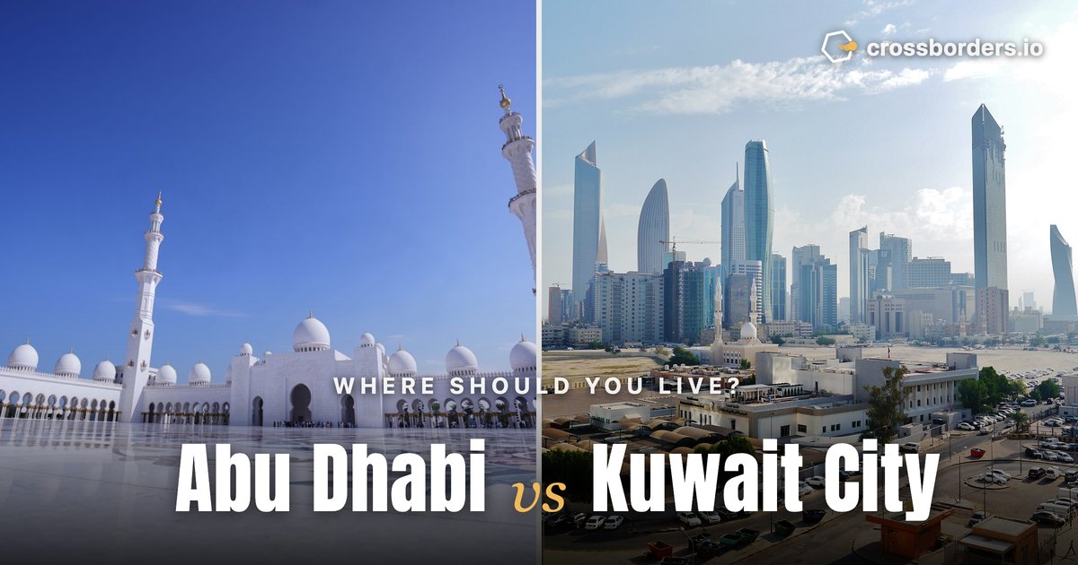 Abu Dhabi vs Kuwait City — side-by-side city comparison