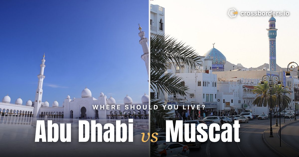 Abu Dhabi vs Muscat — side-by-side city comparison