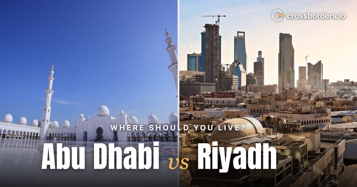 Abu Dhabi vs Riyadh — side-by-side city comparison
