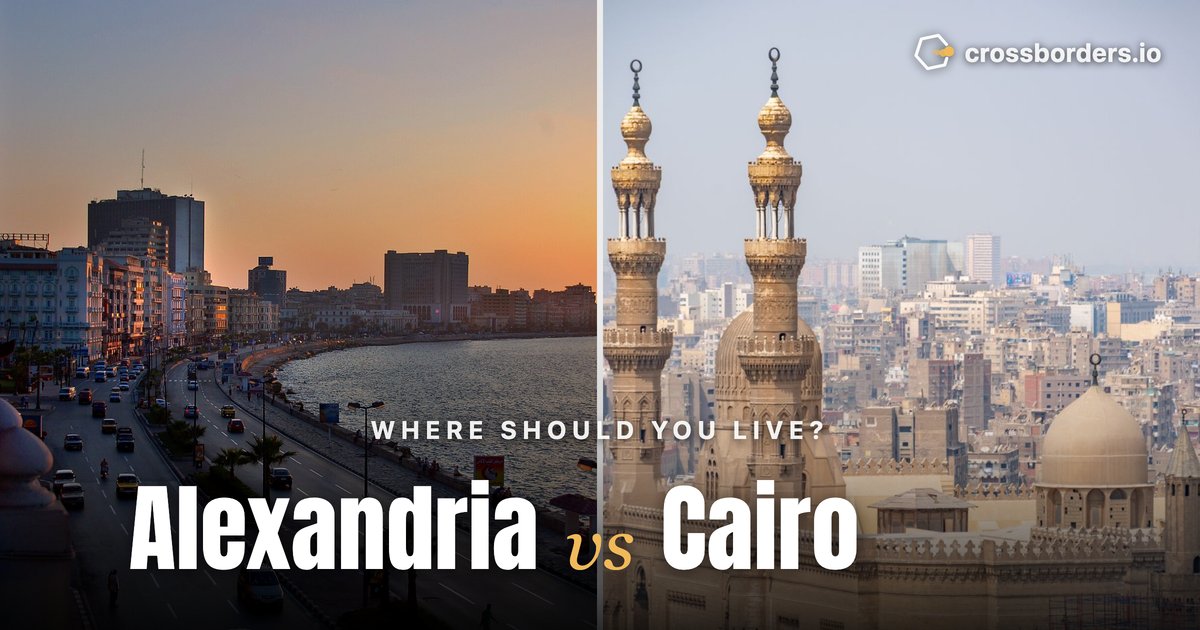 Alexandria vs Cairo — side-by-side city comparison