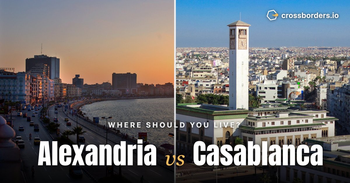 Alexandria vs Casablanca — side-by-side city comparison