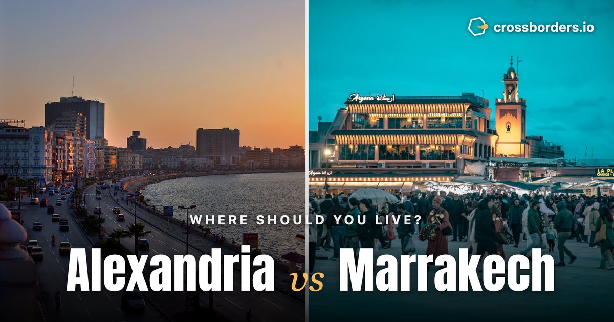 Alexandria vs Marrakech — side-by-side city comparison