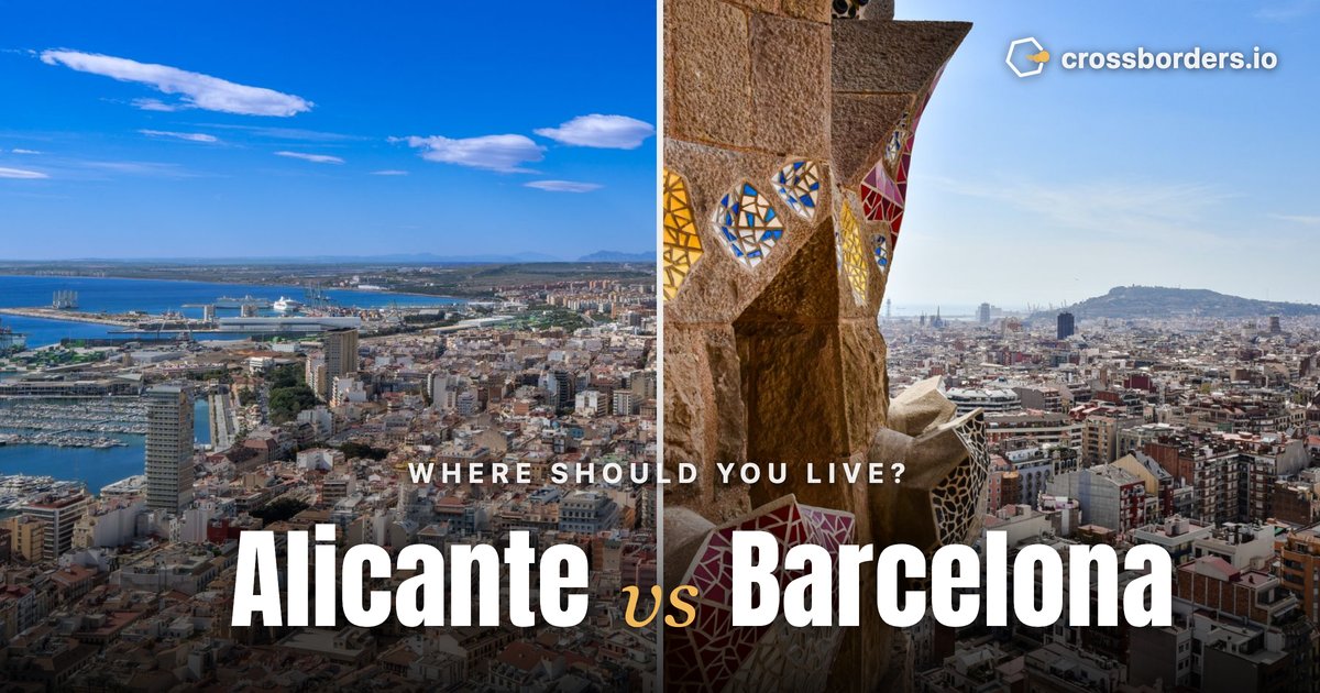 Alicante vs Barcelona — side-by-side city comparison