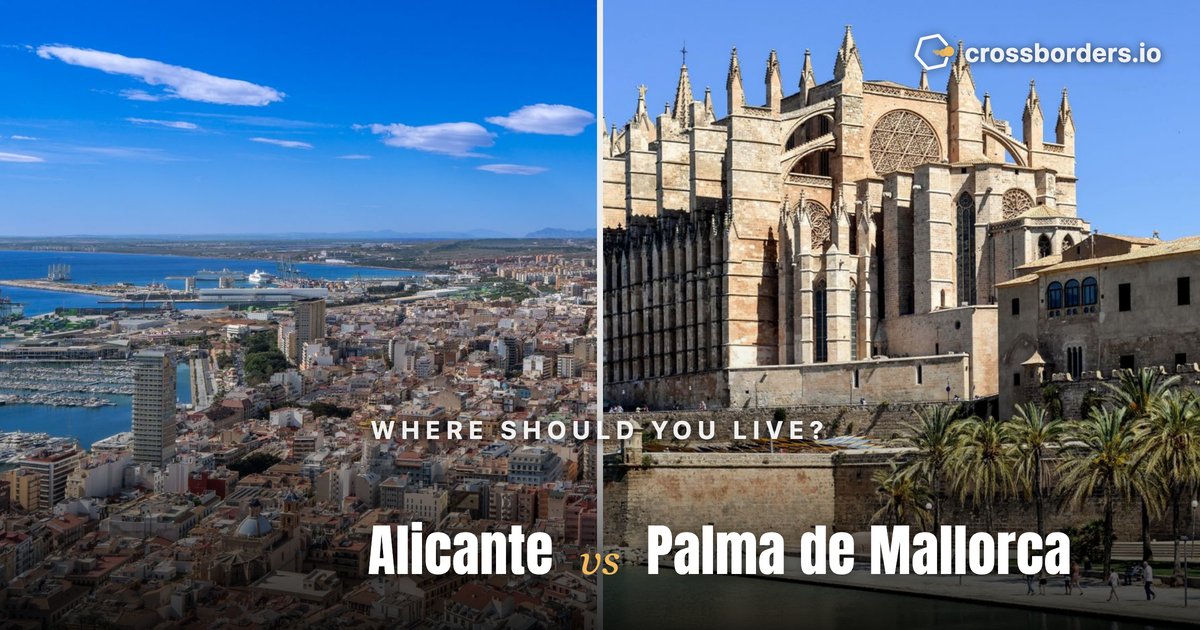Alicante vs Palma de Mallorca — side-by-side city comparison