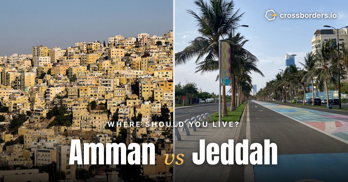 Amman vs Jeddah — side-by-side city comparison