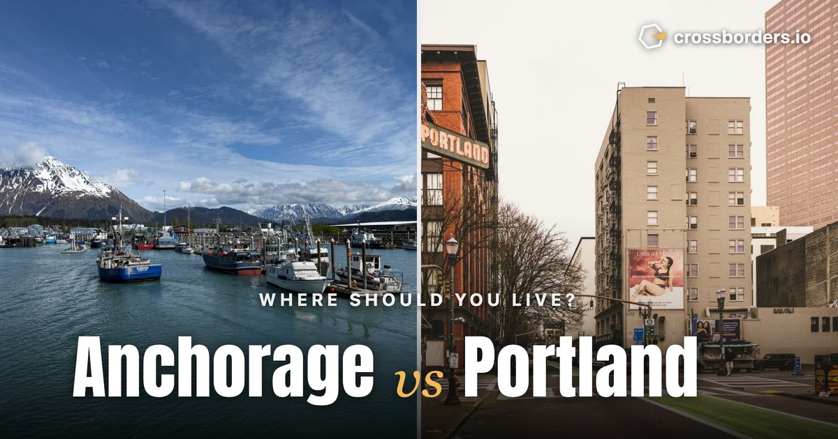 Anchorage vs Portland — side-by-side city comparison