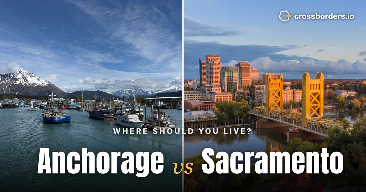 Anchorage vs Sacramento — side-by-side city comparison