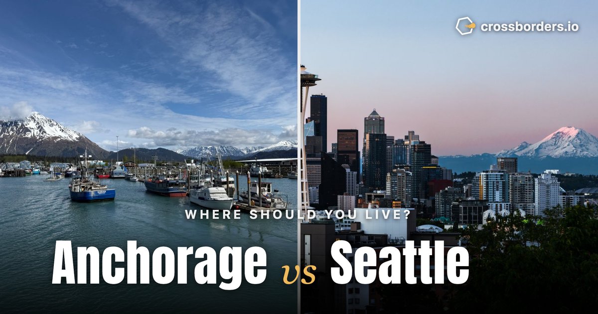 Anchorage vs Seattle — side-by-side city comparison