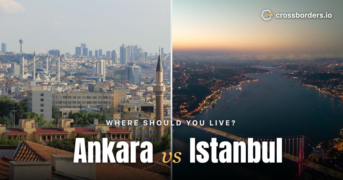 Ankara vs Istanbul — side-by-side city comparison