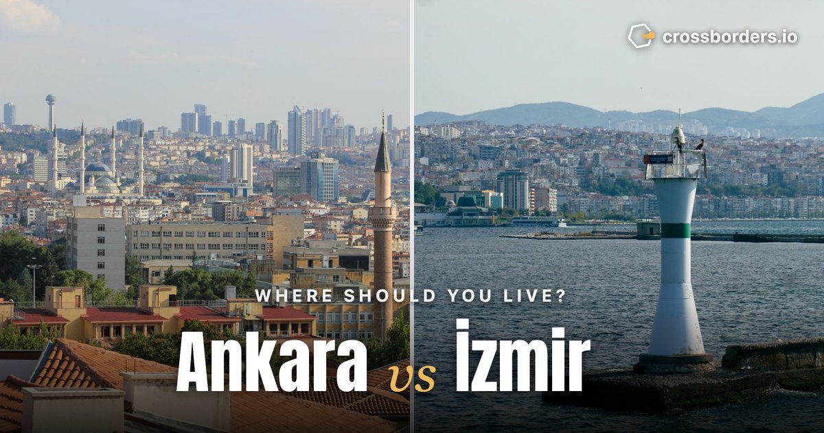 Ankara vs İzmir — side-by-side city comparison