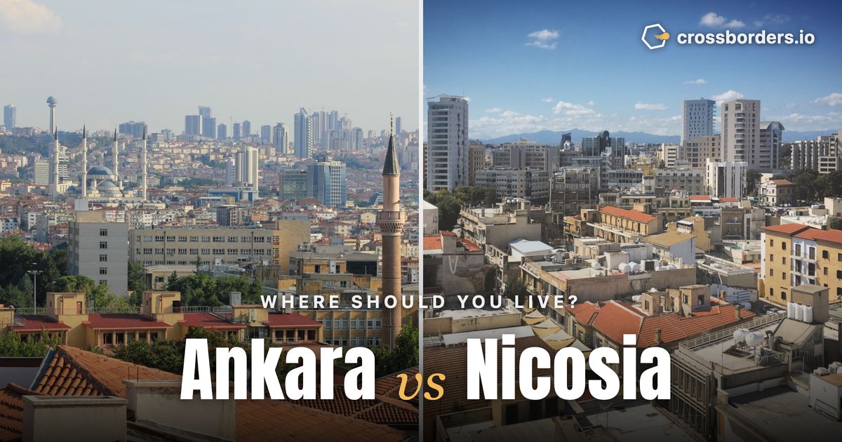 Ankara vs Nicosia — side-by-side city comparison