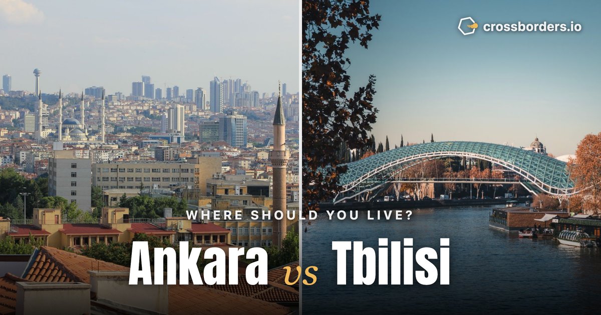 Ankara vs Tbilisi — side-by-side city comparison