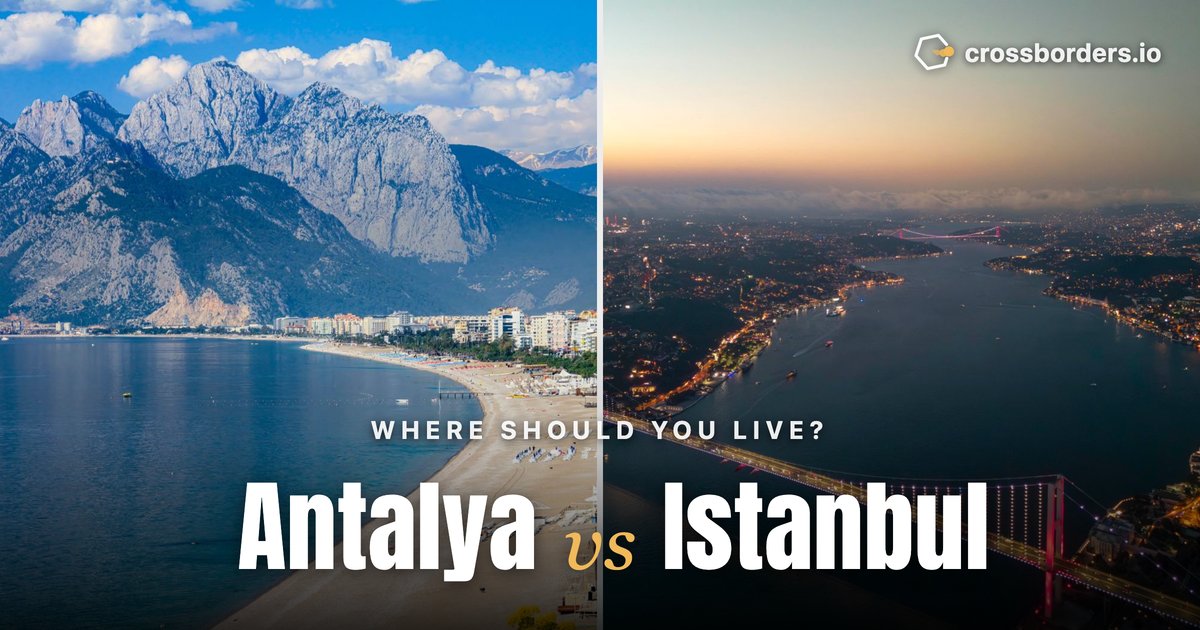 Antalya vs Istanbul — side-by-side city comparison