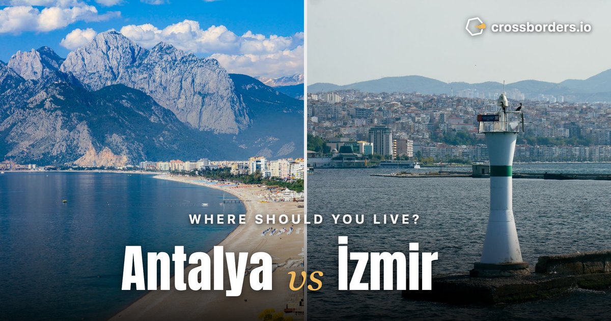 Antalya vs İzmir — side-by-side city comparison