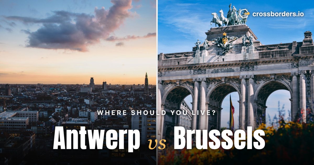Antwerp vs Brussels — side-by-side city comparison