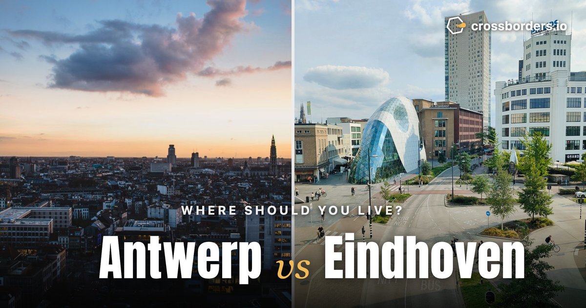 Antwerp vs Eindhoven — side-by-side city comparison