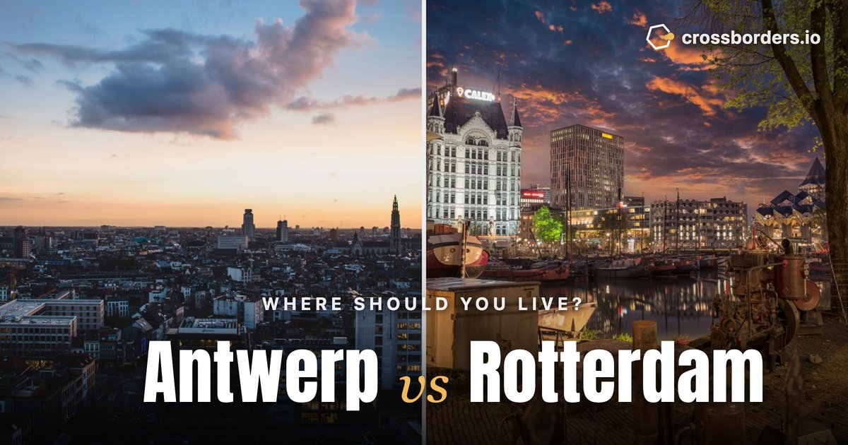 Antwerp vs Rotterdam — side-by-side city comparison