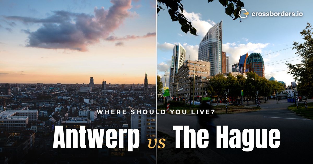Antwerp vs The Hague — side-by-side city comparison