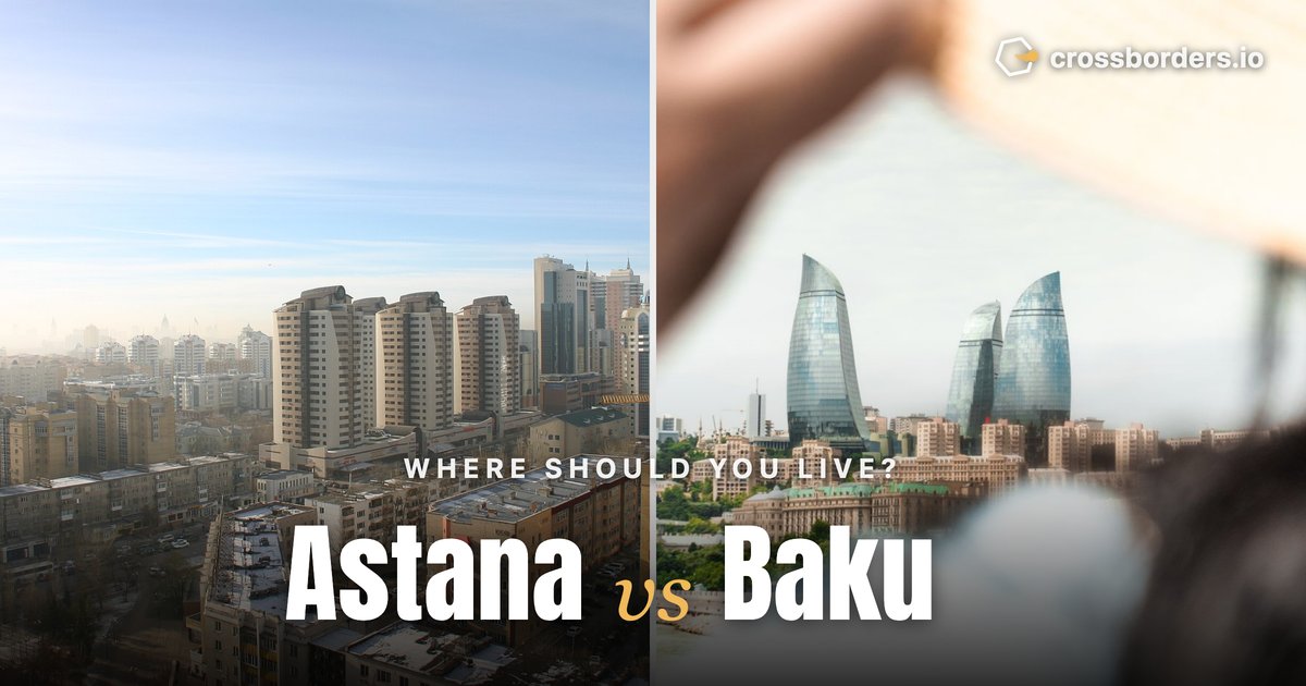 Astana vs Baku — side-by-side city comparison