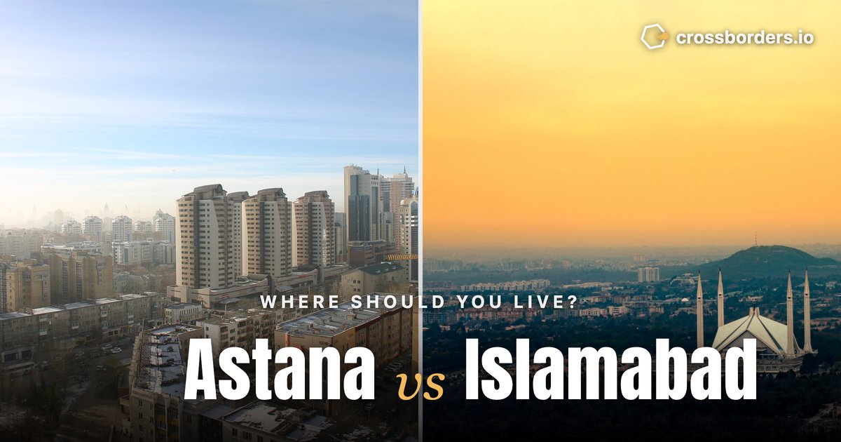 Astana vs Islamabad — side-by-side city comparison