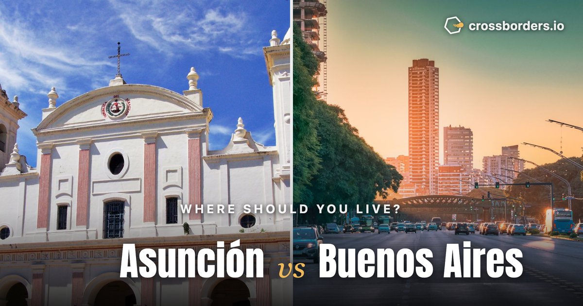 Asunción vs Buenos Aires — side-by-side city comparison