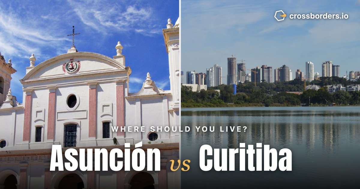 Asunción vs Curitiba — side-by-side city comparison