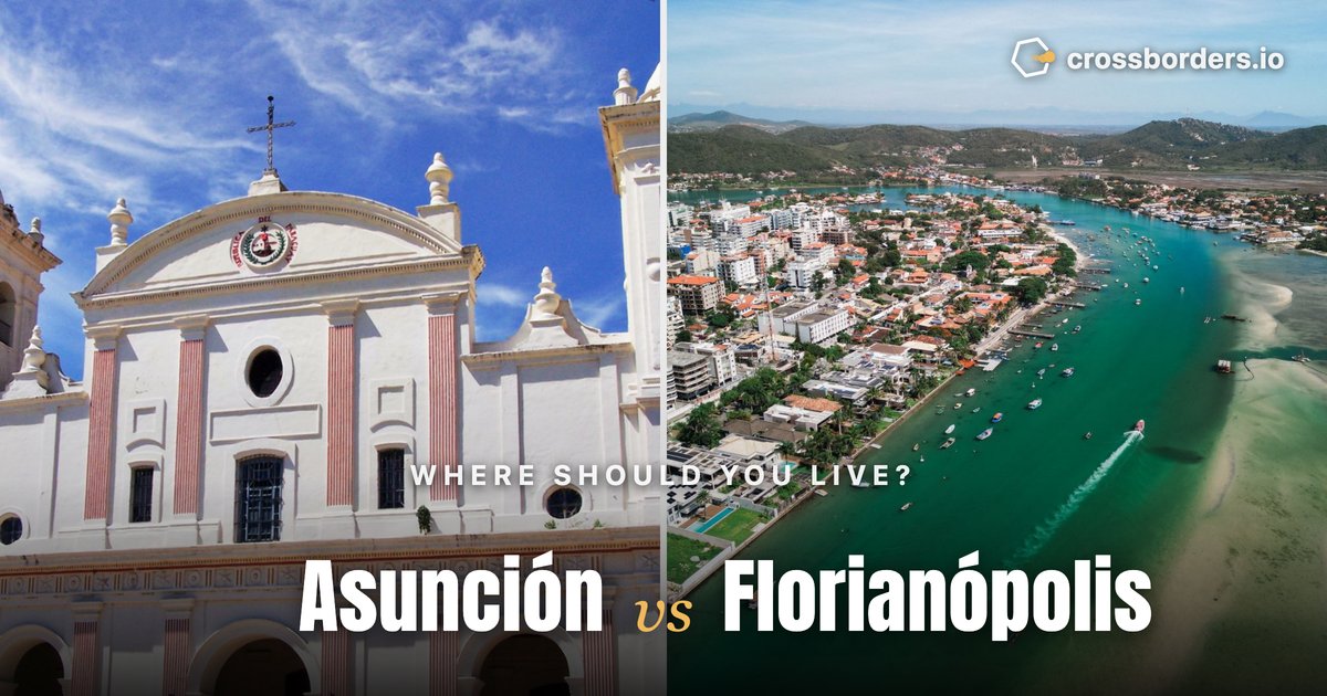 Asunción vs Florianópolis — side-by-side city comparison