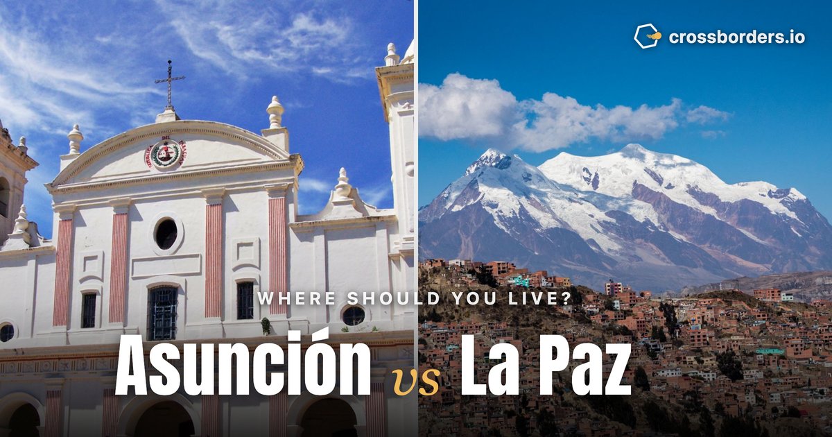 Asunción vs La Paz — side-by-side city comparison