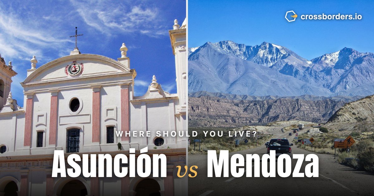 Asunción vs Mendoza — side-by-side city comparison