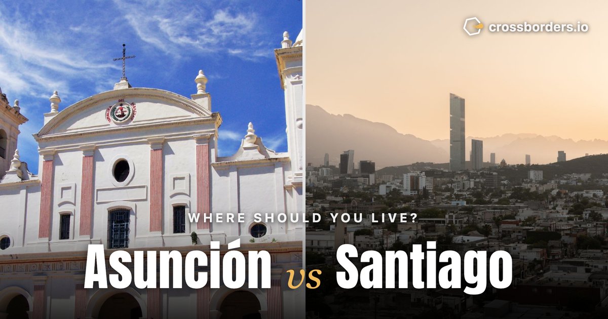 Asunción vs Santiago — side-by-side city comparison
