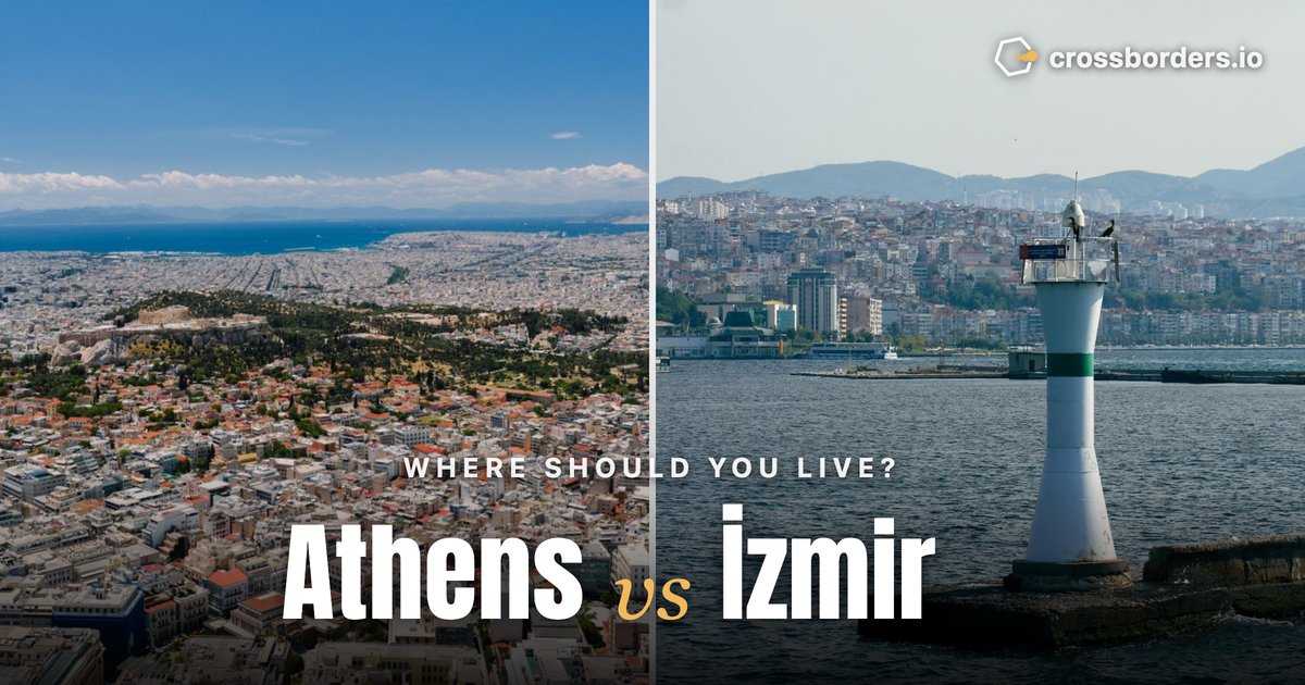 Athens vs İzmir — side-by-side city comparison