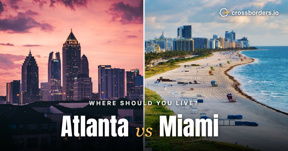 Atlanta vs Miami — side-by-side city comparison