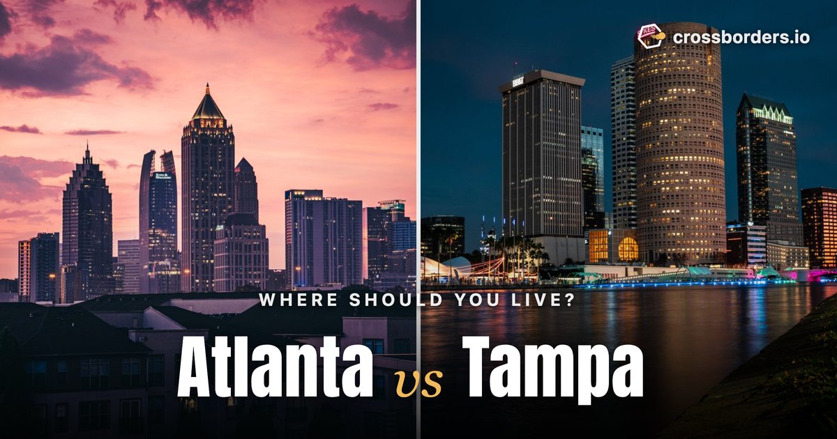 Atlanta vs Tampa — side-by-side city comparison
