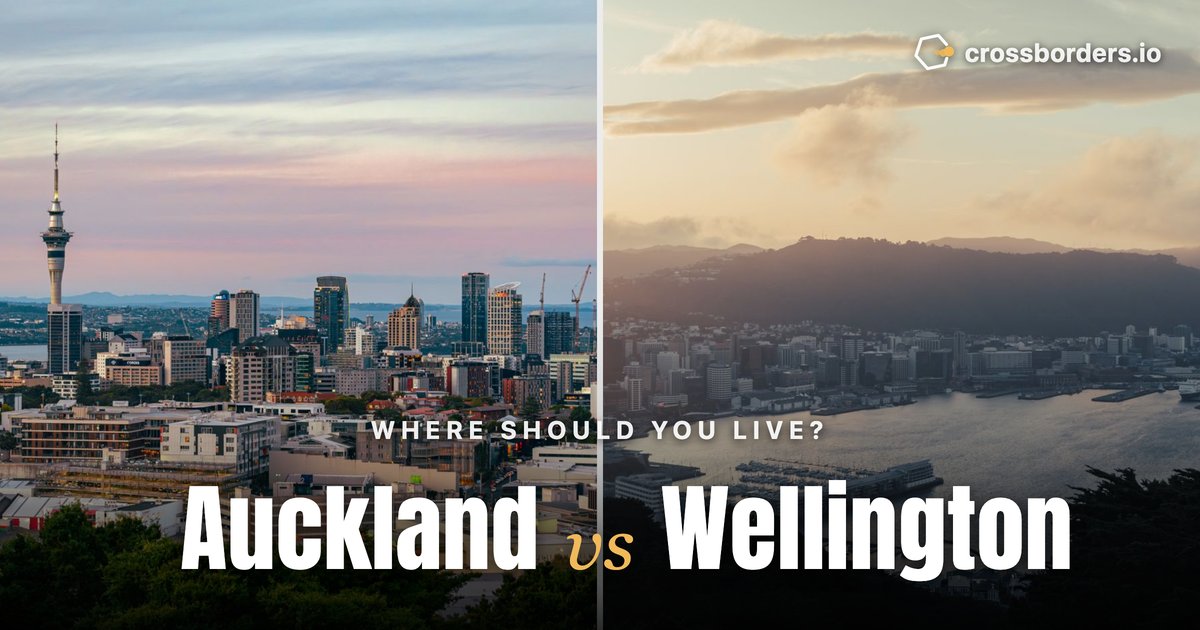 Auckland vs Wellington — side-by-side city comparison