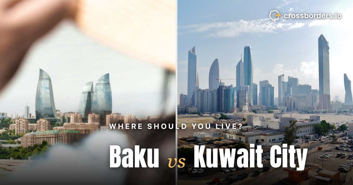 Baku vs Kuwait City — side-by-side city comparison