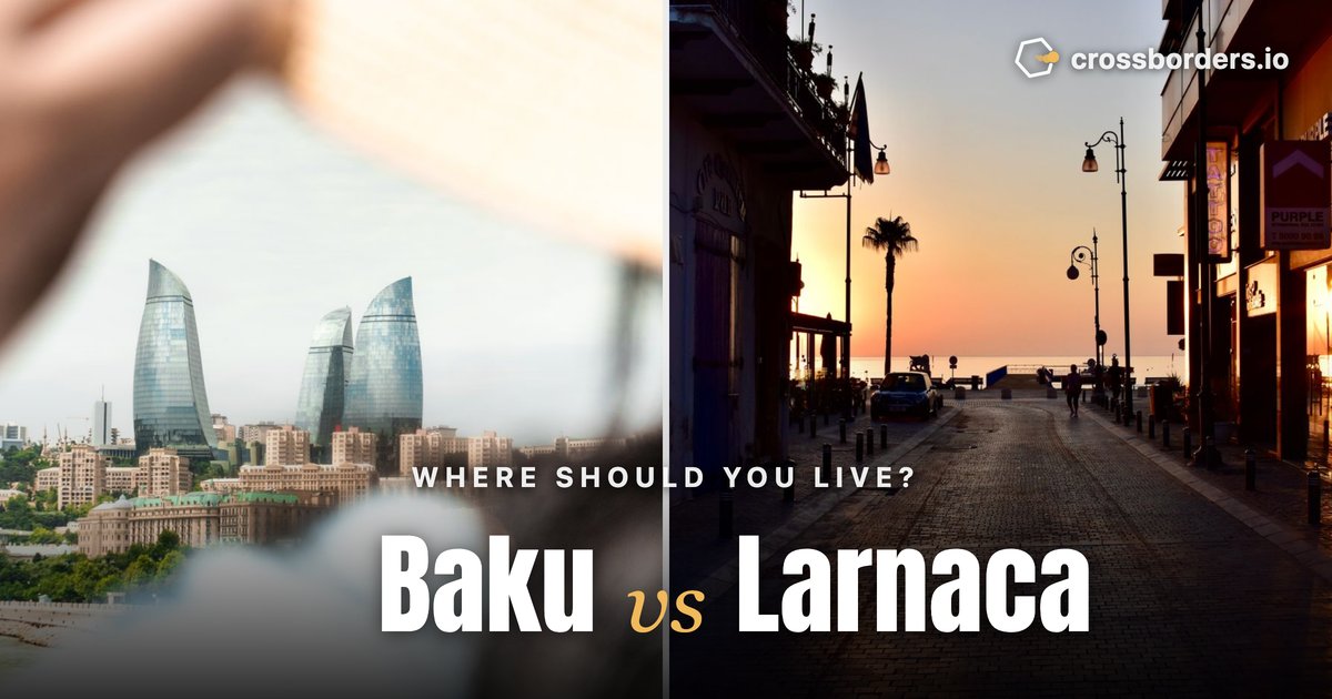 Baku vs Larnaca — side-by-side city comparison