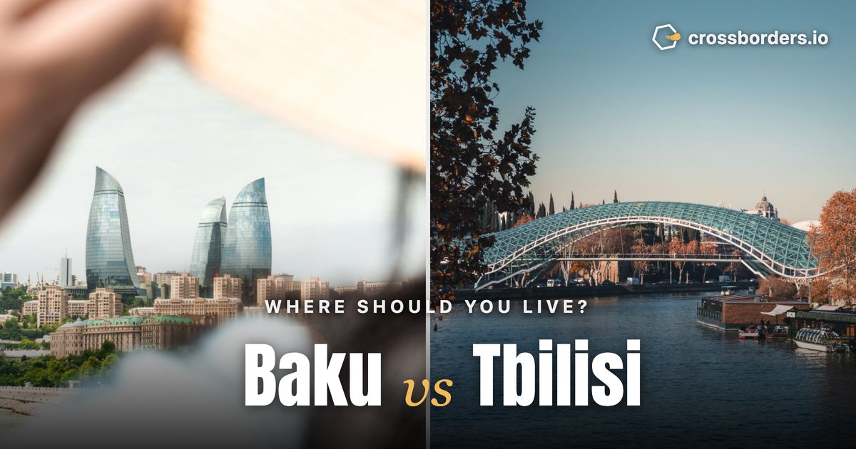 Baku vs Tbilisi — side-by-side city comparison