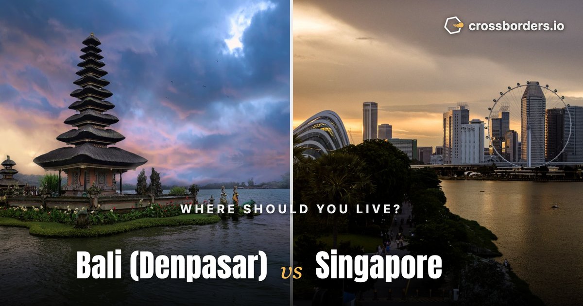 Bali (Denpasar) vs Singapore — side-by-side city comparison