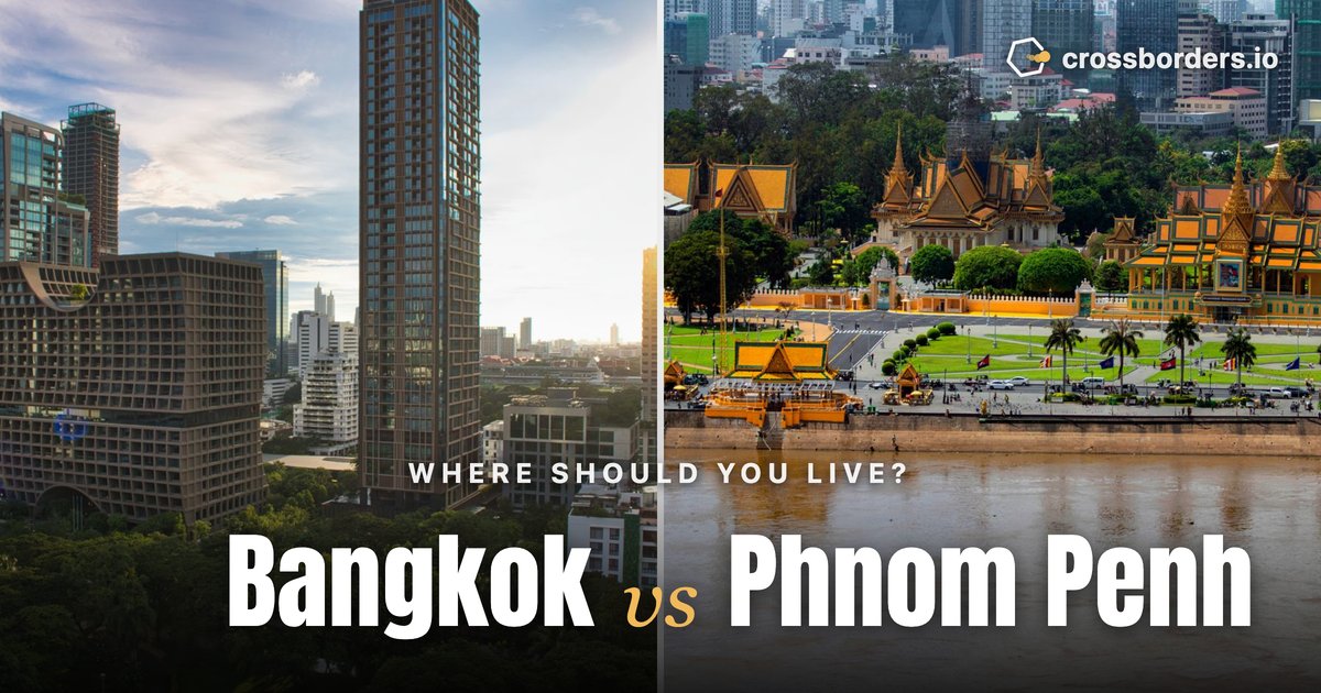 Bangkok vs Phnom Penh — side-by-side city comparison