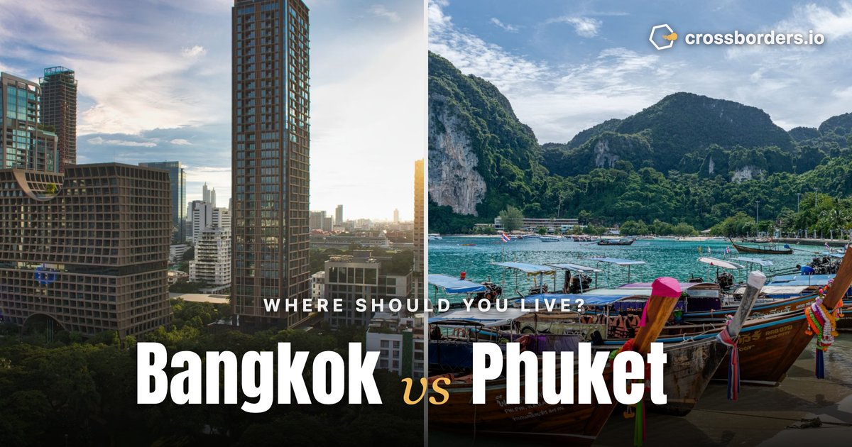 Bangkok vs Phuket — side-by-side city comparison