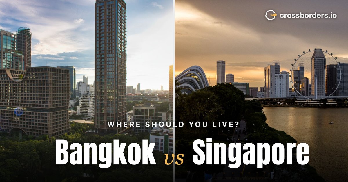 Bangkok vs Singapore — side-by-side city comparison