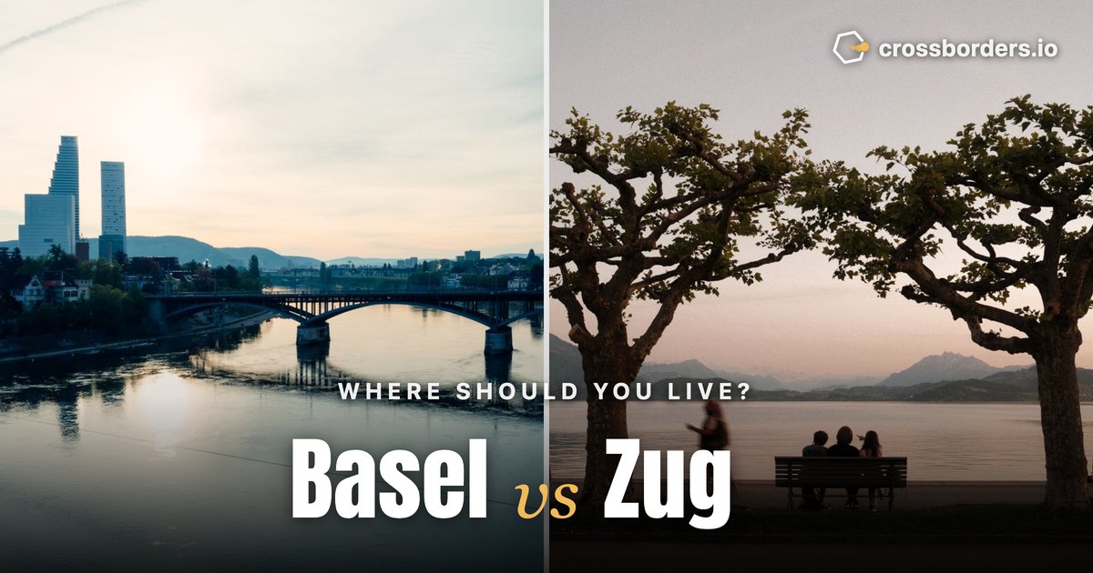 Basel vs Zug — side-by-side city comparison