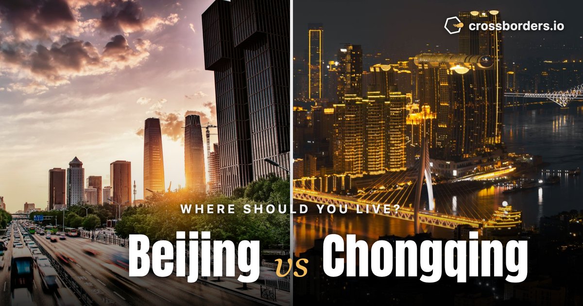 Beijing vs Chongqing — side-by-side city comparison