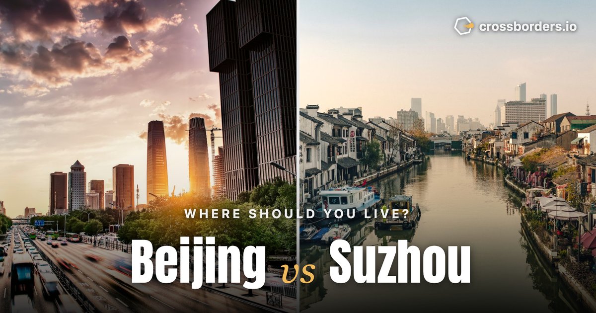 Beijing vs Suzhou — side-by-side city comparison