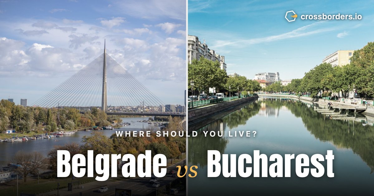 Belgrade vs Bucharest — side-by-side city comparison